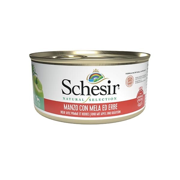 Schesir Natural Selection Dog Beef - 95gr