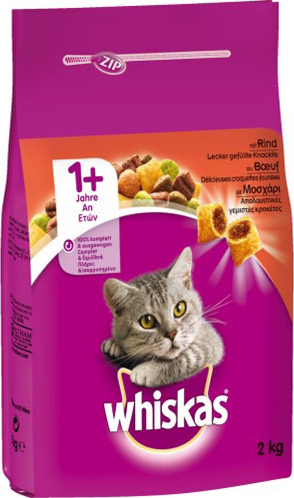 Whiskas Adult Cat Beef - 300gr