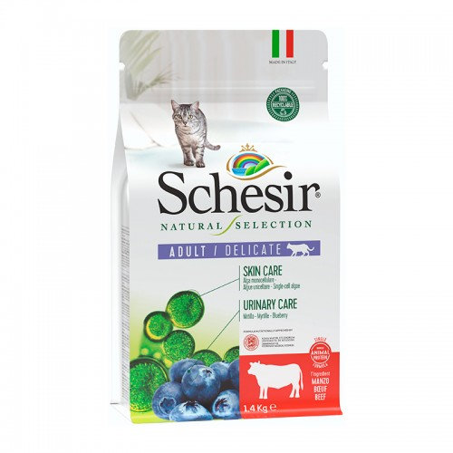 Schesir Natural Selection Cat Dry Food Beef - 350gr