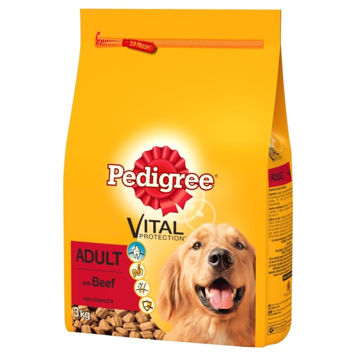 Pedigree Dog Food Adult - 3 Kg