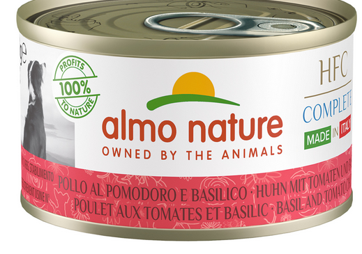 Almo Nature Complete Wet Food With Chicken, Tomato And Basil - 95gr