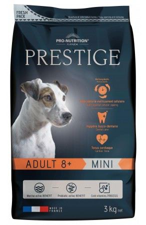 Flatazor Dog Food Prestige Prestige Adult 8+ Mini - 3 Kg