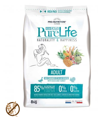 Pro-nutrition Purelife Adult Cat - 8 Kg