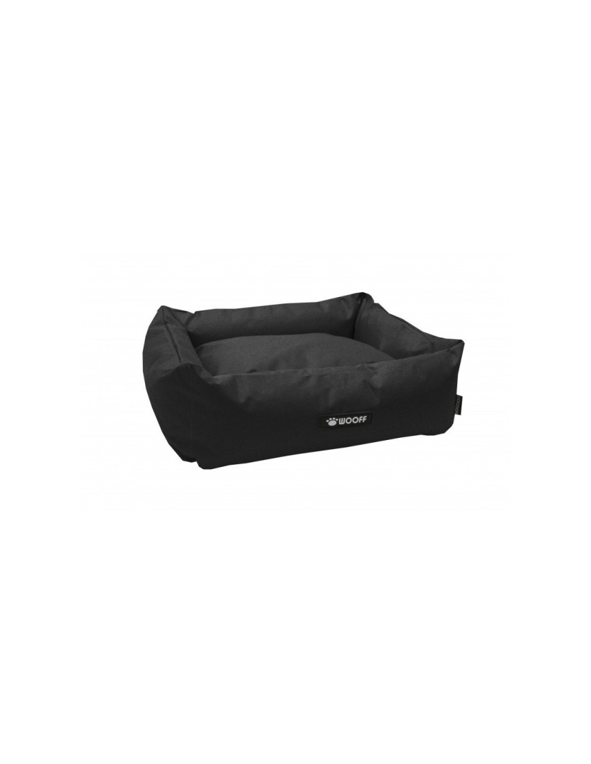 Wooff Medium Black Dog Bed