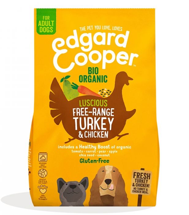 Edgard & Cooper Adult Fresh Organic Free Range Turkey & Chicken