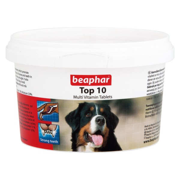 Beaphar Top 10 Vitamin Tablets For Dogs - 117gr