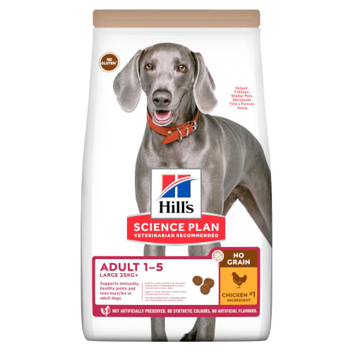 Hills Grain Free Adult Large Breed Chicken - 12 Kg