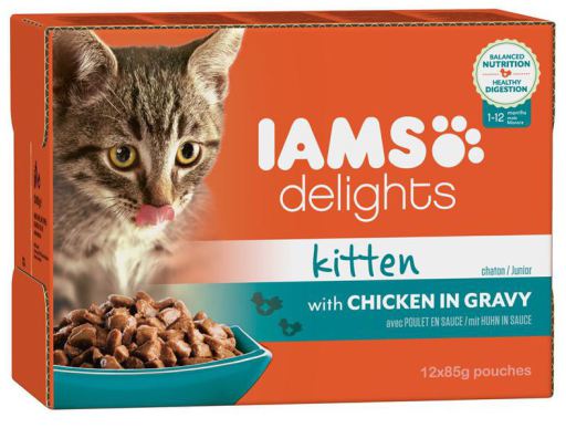 Iams Wet Cat Kitten Multibox - 85gr