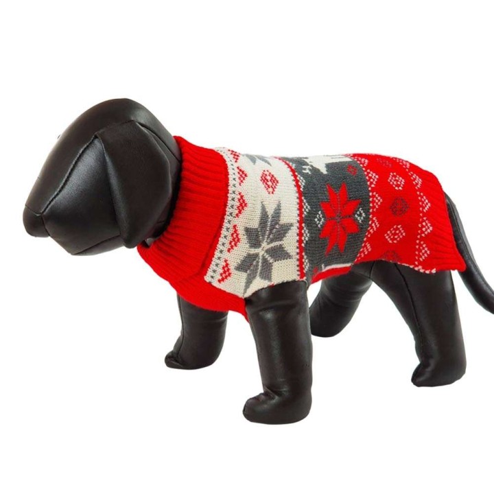 Nobby Xmas Dog Pullover Snowflake Pet  Christmas Costumes