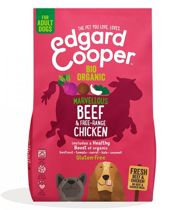 Edgard & Cooper Adult Fresh Organic Beef & Free-range Chicken