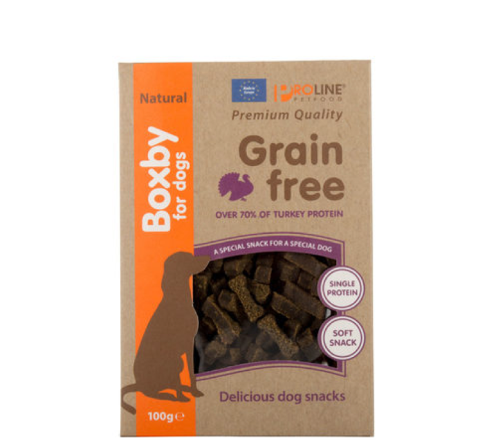 Boxby Grain Free Turkey Treats 100gr - 100gr