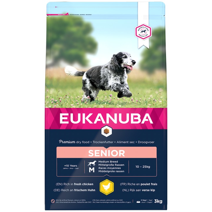Eukanuba Senior Medium Breed - 3 Kg