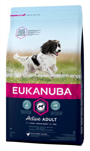 Eukanuba Adult Medium Breed - 15 Kg