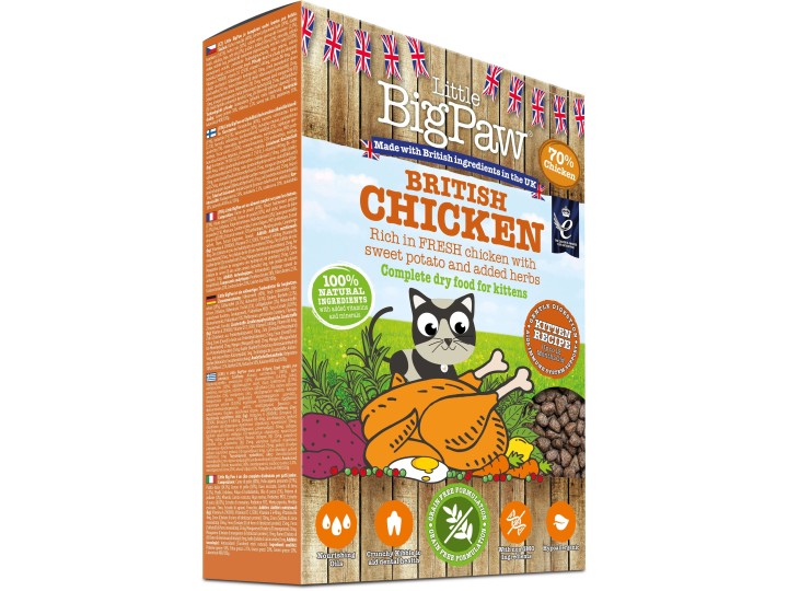 Little Big Paw Dry Cat Kitten Chicken - 375gr