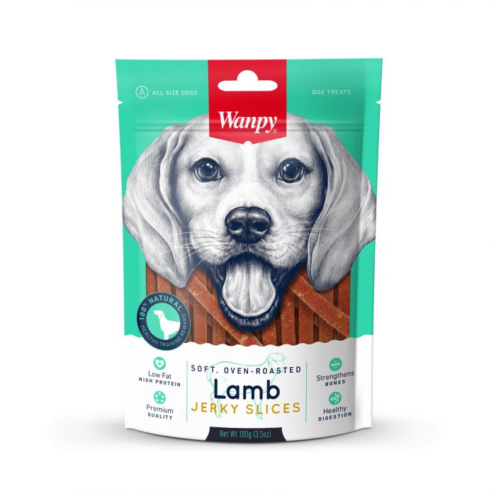 Wanpy - Soft Lamb Jerky Slices - 100gr