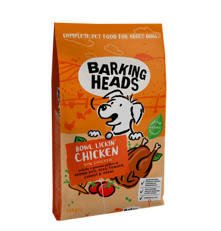 Barking Heads Bowl Lickin' Chicken - 18 Kg
