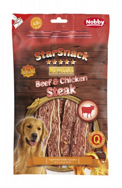 Nobby Starsnack Barbecue Beef & Chicken Steak