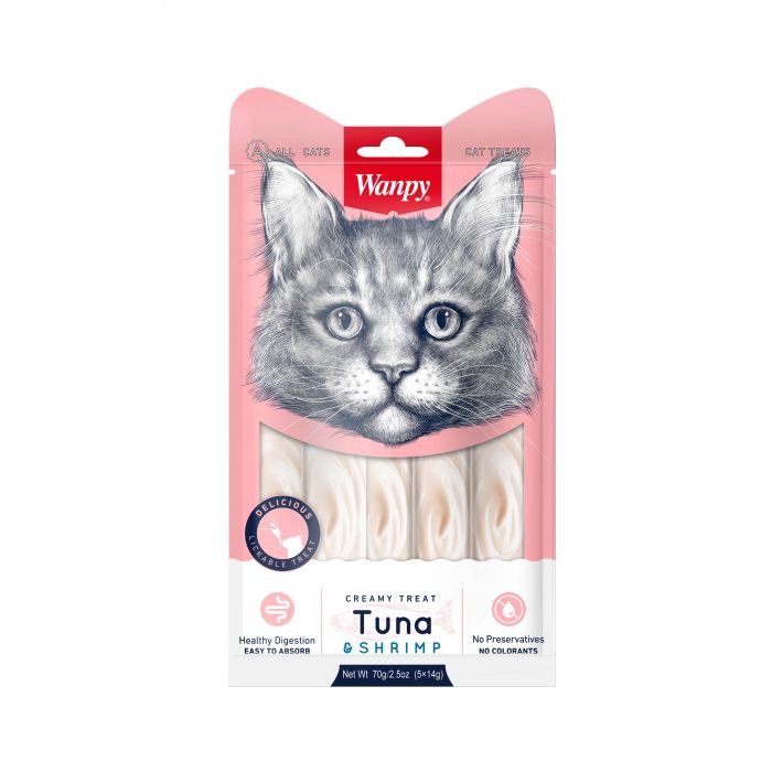 Wanpy - Creamy Lickable Tuna & Shrimp - 70gr