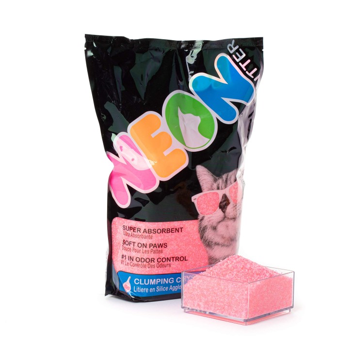 Neon Crystal Litter Pink - 1.81 Kg
