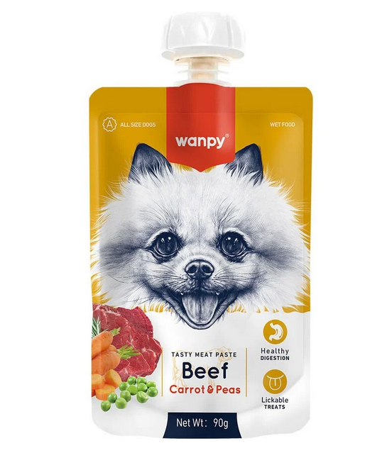 Wanpy Beef & Carrots - 90gr