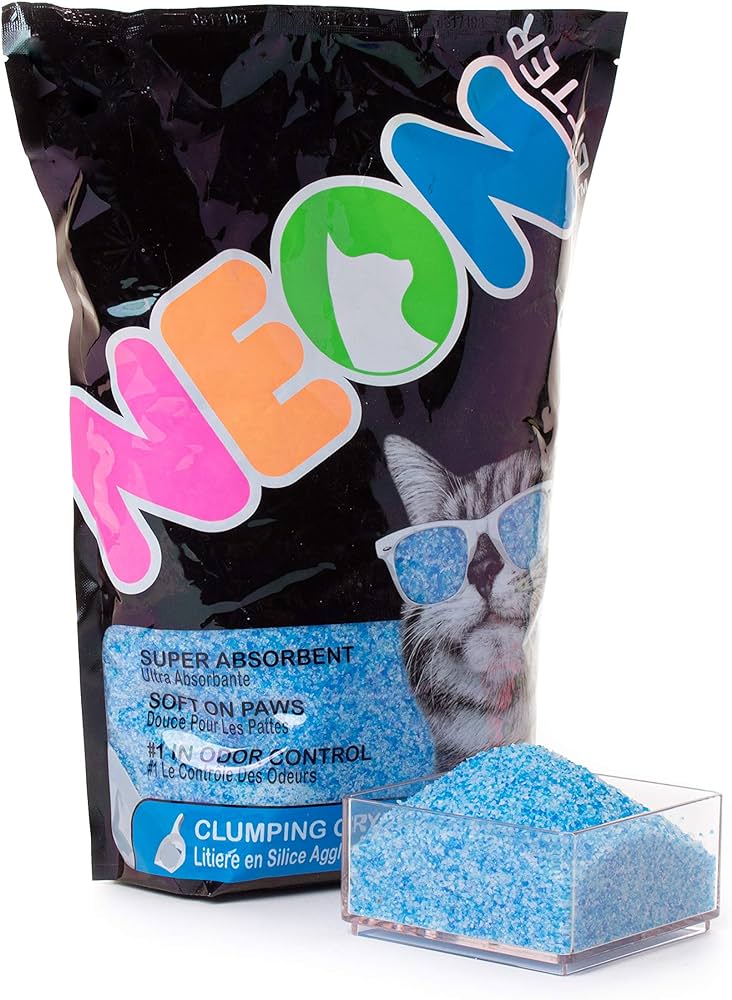 Neon Crystal Litter Blue - 1.81 Kg