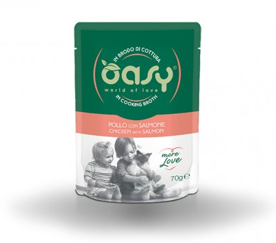 Oasy More Love Chicken With Salmon - 70gr