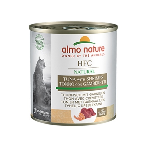 Almo Nature Cat Hfc Natural Tuna & Shrimp - 280gr