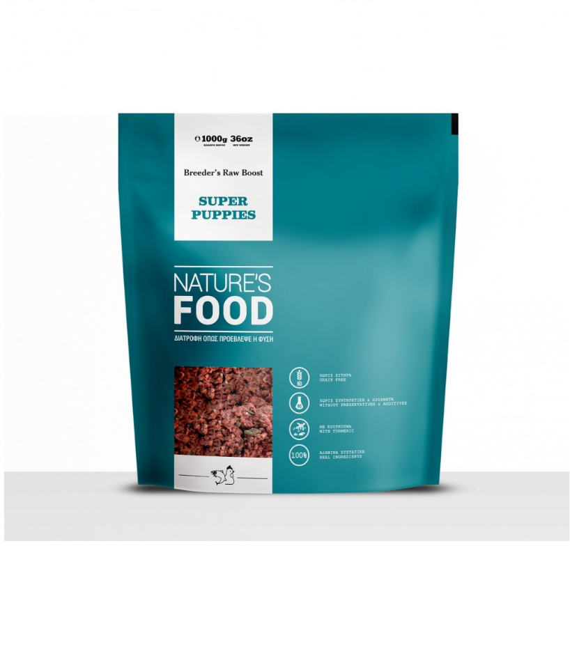 Natures Food Barf Super Puppies Breeders Raw Boost - 1 Kg