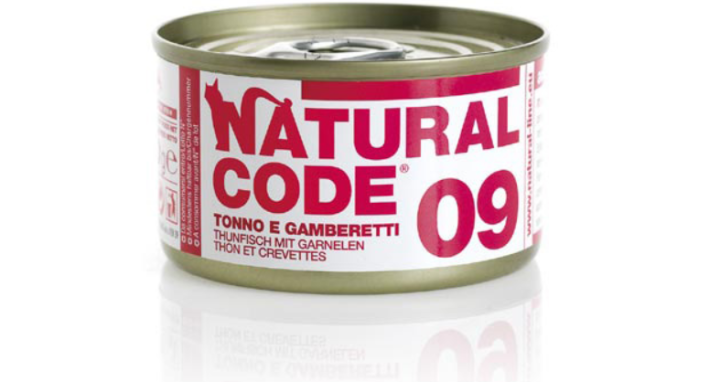 Natural Code Tuna And Shrimps 85gr