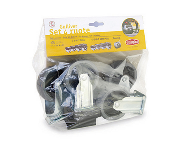 Stefanplast Set 4 Castors Wheels For Guillver 4 5 6 7