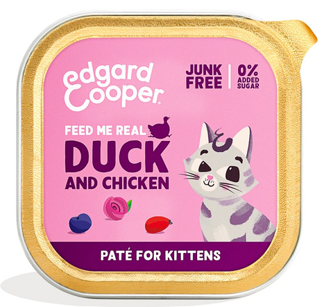 Edgard Cooper Cat Kitten Duck & Chicken 85gr - 85gr