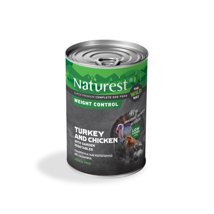 Naturest Weight Control Turkey & Chicken With Vegetables 400Gr