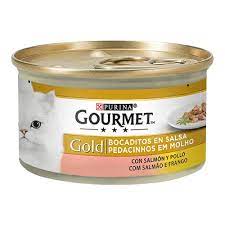 Purina Gourmet Gold Diced Salmon And Chicken 85Gr
