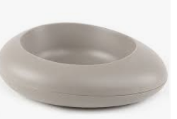 Imac Bowl Plastic For Dog S01 Beige 27X23.5X7.5Cm
