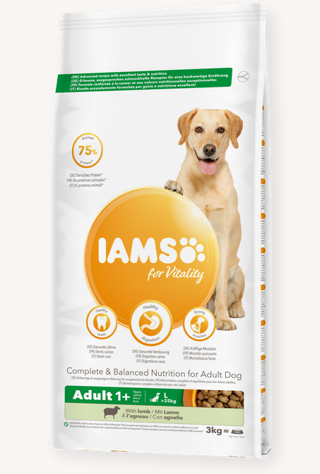 Iams Adult Vitality Dry Food Large Breed Chicken 12kg
