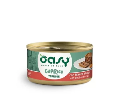 Oasy Caprice Terrine With Beef And Carrots 85gr