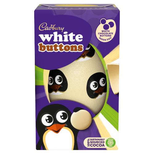 CADBURY WHITE BUTTONS  Easter Eggs 91G