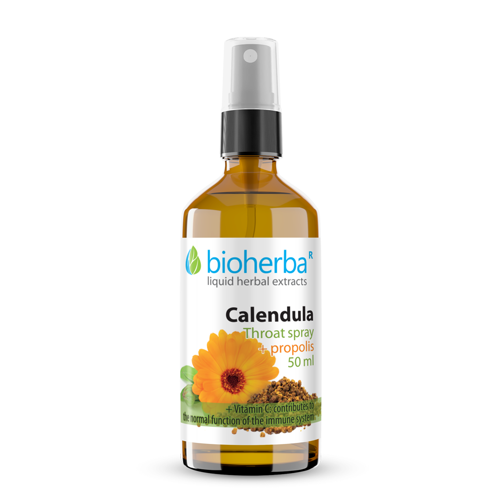 Marigold With Propolis, Throat Spray, 50 ml, Bioherba