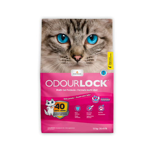 Odour Lock Baby Powder Cat Litter - 6 Kg