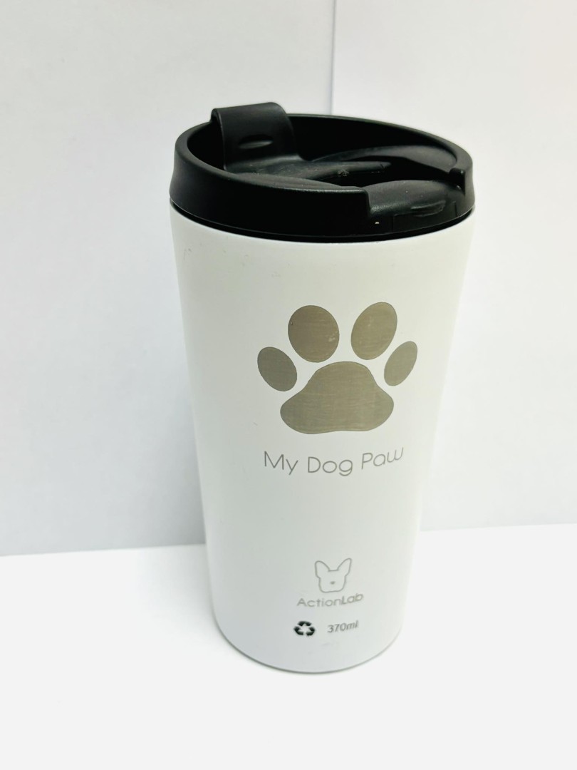 Action Trade Coffee Thermos White Dog Paw 370Ml