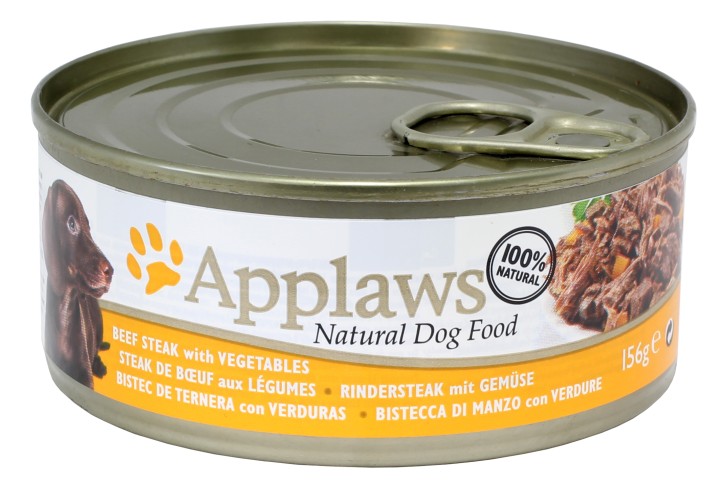 Applaws Beef Steak With Vegetables - 156gr