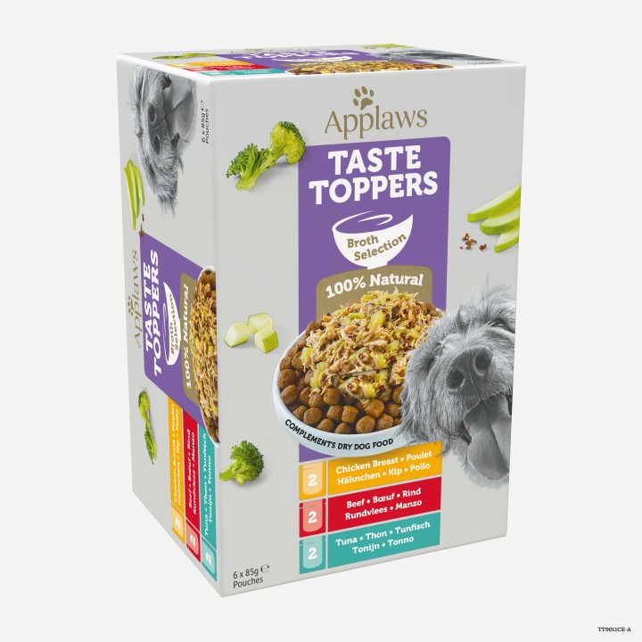 Applaws Tasty Toppers Broth Selection Dog Food - 510gr