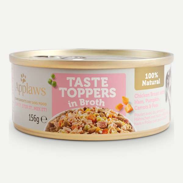 Applaws Chicken Breast With Ham, Pumpkin, Carrots & Peas In Broth - 156gr