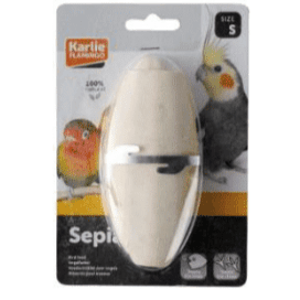 Flamingo Bird's Toy Sepia Shell Cuttlefish 15X6X2Cm 2Pcs