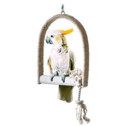 Bird Toy Sisal Swing Medium 21X20X4Cm