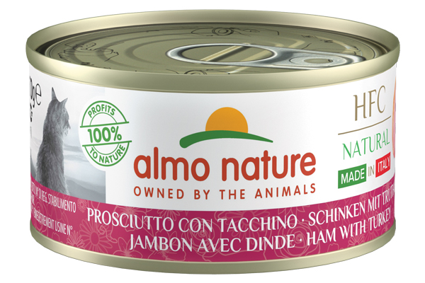 Almo Nature - Hfc Natural Ham With Turkey - 70gr