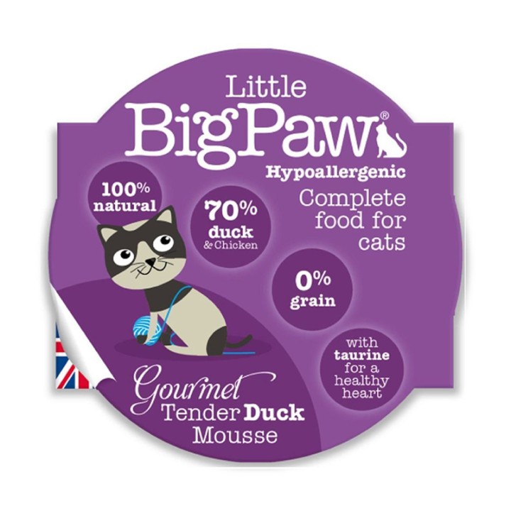 Little Big Paw Gourmet Tender Duck Mousse 85Gr