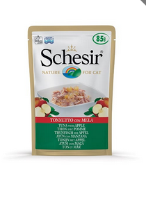 Schesir Cat Tuna With Apple Pouch - 85gr