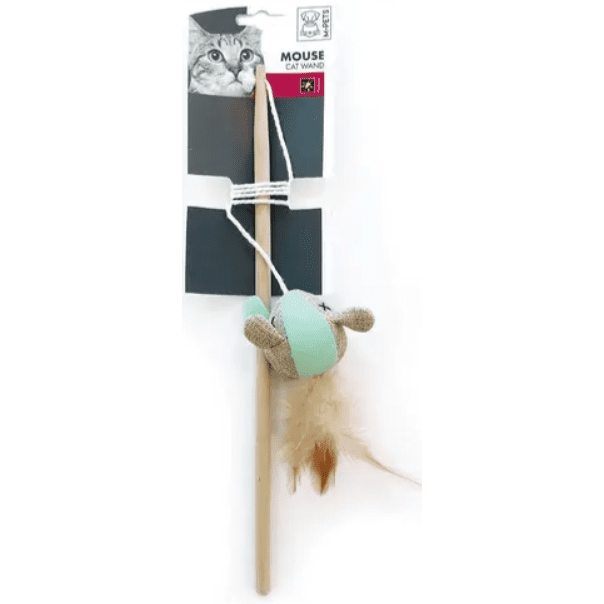 M-Pets Mouse Cat Wand 35Cm