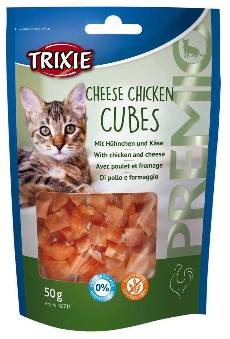 TRIXIE 42717 CHEESE CHIC. CUBES